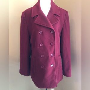 Kenneth Cole Reaction Wool Blend Pea Coat for Women